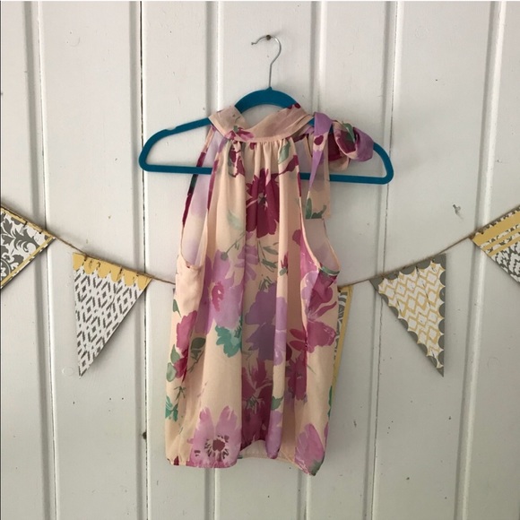 Sweet Pea by Stacy Frati for NY & Co Floral Blouse - Picture 5 of 8